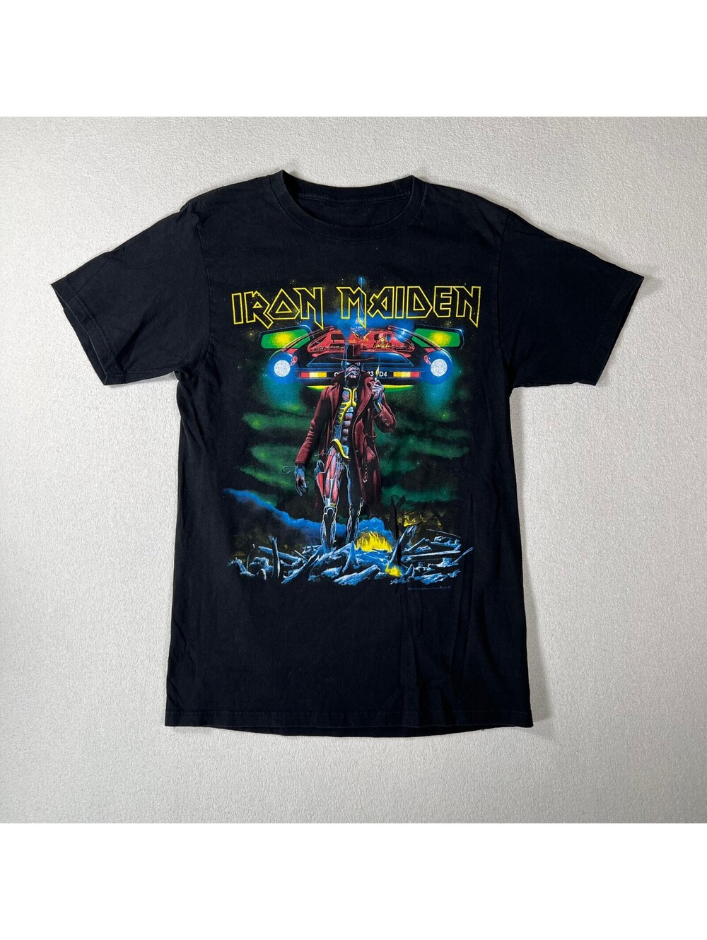 Iron Maiden The Future Past Tour 2023 Black Graphic T-Shirt
